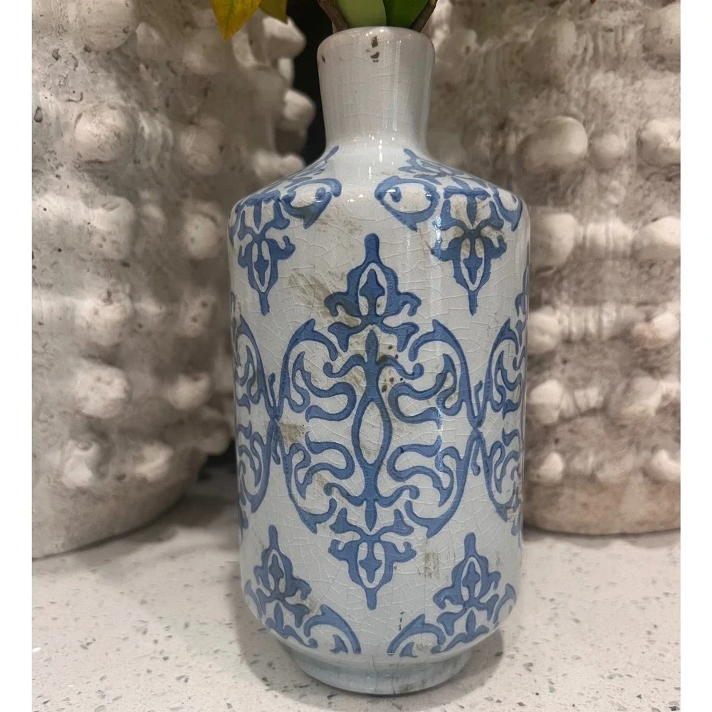 Anthropologie Demask Ceramic Vase NWOT‎